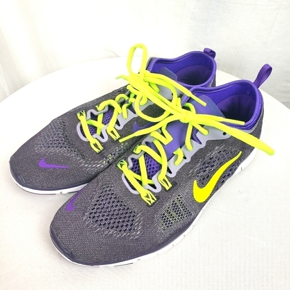 Nike Free 5.0 Purple and Gray Running Shoes Sz 10 - Picture 1 of 8
